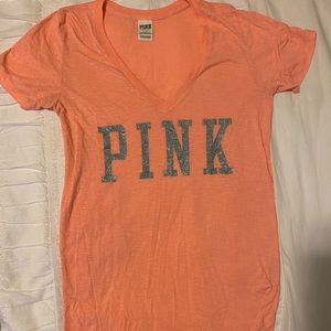 Coral PINK V-Neck